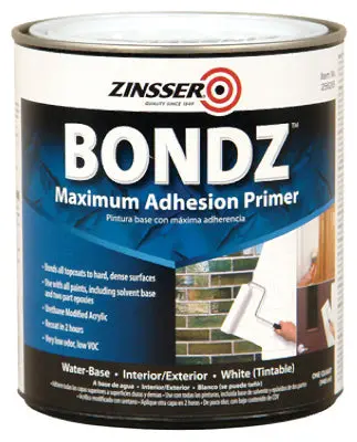 Zinsser Bondz Maximum Adhesion Water Based Primer 1 Qt All Surfaces