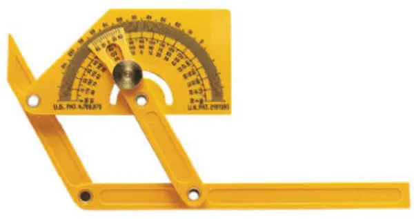 General Tools 29 Outside Inside & Sloped Angle Protractor Angle Finder Precision Work