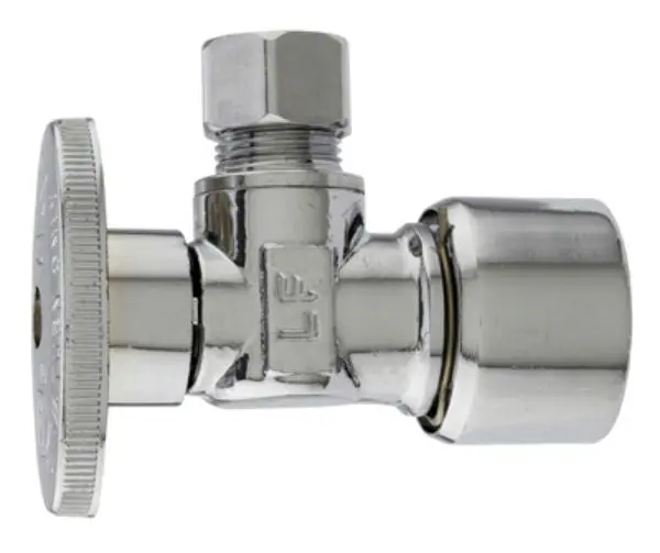 Master Plumber MP2622PCPOLF 5/8" x 3/8" Angle Supply Push Fit Valve Chrome