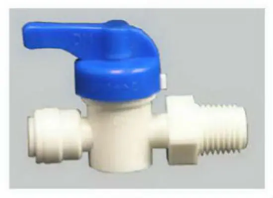 Watts PL-3012 Quick Connect Straight Valve 1/4" x 1/4" Easy Plumbing Connections