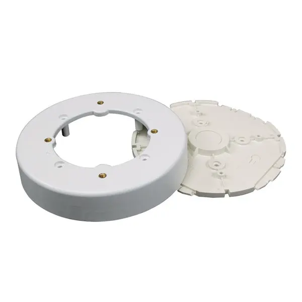 Wiremold NMW4 Raceway Circular Fixture Box Plastic White