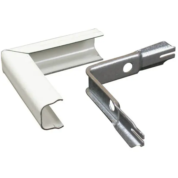 Wiremold B-8 Metal Raceway Outside Elbow Ivory Cable Management
