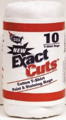 Paint USA Exact Cut T-Shirt Paint and Staining Rags 10-Pack 14x16 Inches