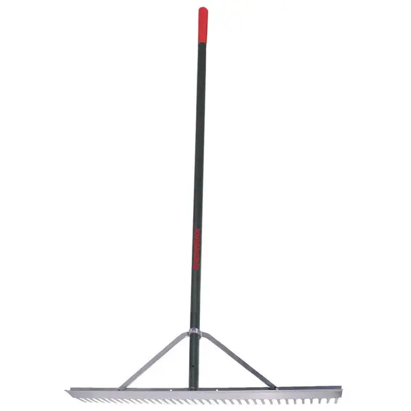 Razor-Back 63000 Aluminum Landscape Rake Aluminum Handle and End Grip 36 Inch
