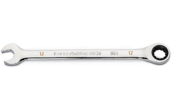 GearWrench 86912 Metric Ratcheting Combination Wrench 12 MM Alloy Steel Tool