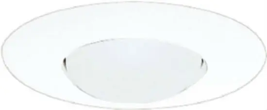 Halo 301P Open Recessed Trim 6 Inch White Ceiling Light Fixture