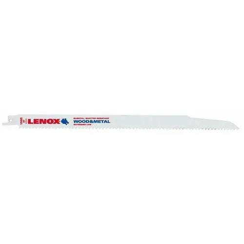 Lenox Wood Cutting Bi-Metal Reciprocating Saw Blade 12 Inch 6 TPI