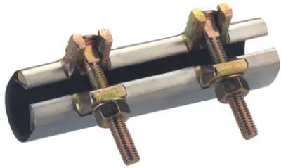 1.25 Inch x 3 Inch Stainless Steel Pipe Repair Clamp Leak Fix Mueller
