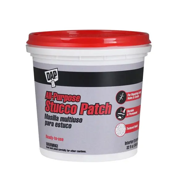 DAP 7079810504 White Indoor Outdoor Stucco Patch 1 Quart