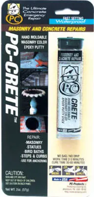 Concrete Epoxy Repair Putty Crack and Hole Fixes 2 Oz PC-Products