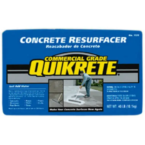Quikrete 1131-40 Commercial Grade Concrete Resurfacer 40 Lbs Professional Repairs