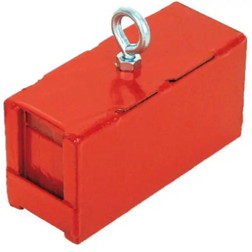 Master Magnetics 07209 Heavy Duty Holding and Retrieving Magnet Red Metal Objects