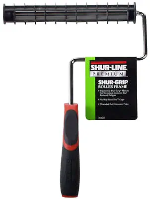 Shur-Line 6620 Premium Shur Grip Ergo Frame 9 Inches Comfortable Paint Roller Frame