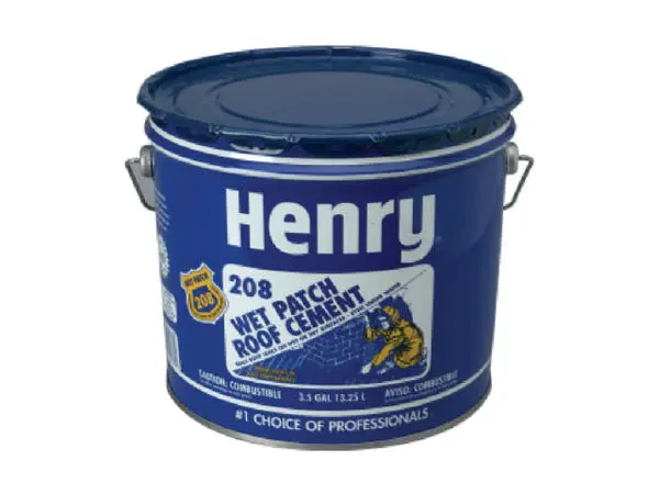 Henry Company HE208061 Wet Patch Roof Cement 3.5 Gallon Leak Repair