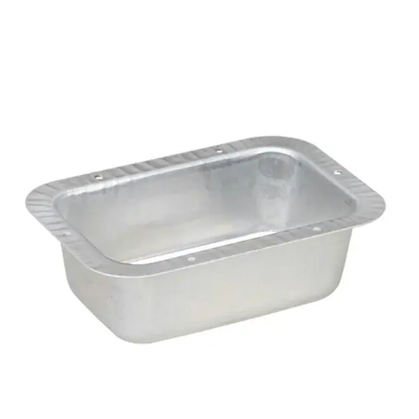 Amerimax 47251 Aluminum Flange Outlet 3x4 Inch Mill Finish Roof Drainage