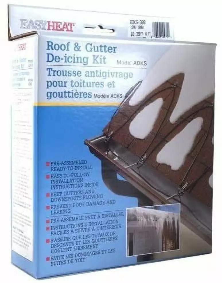 Easy Heat ADKS-400 80-Foot Roof Snow De-Icing Kit. ACQScn 4 pack EasyHeat