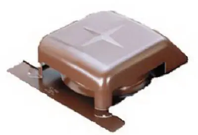 Air Vent RVG40080 Slant Galvanized Roof Vent Brown