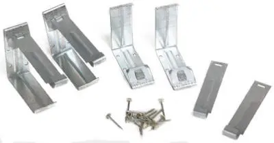 Amerimax 15020 Bracket Nails 4 Inch Mill Finish 4-Pack Roofing Accessory