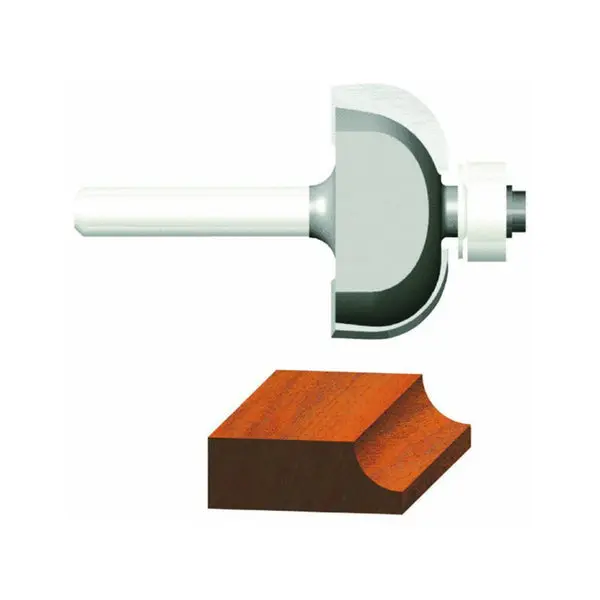 Vermont American Carbide Tipped Silver Series Cove Router Bit 1/4" Shank