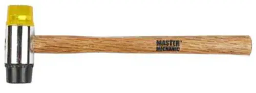 Master Mechanic 704462 Plastic Rubber Head Combination Mallet 8 Oz