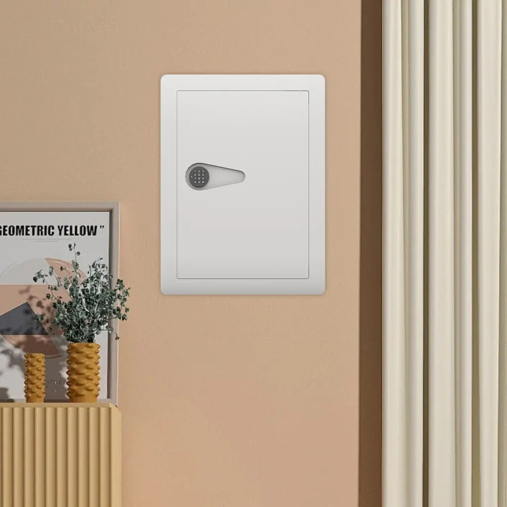 Digital Wall Hidden Secure Flat Electronic Steel Keypad Home or Business xingdu store