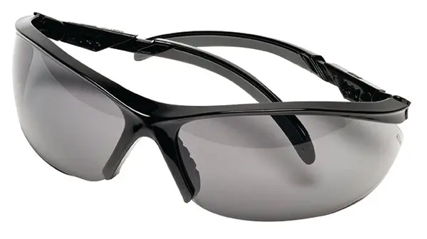 MSA Safety Works 10083067 Essential Adjust 1138 Safety Glasses Silver Gray Lens UV Protection