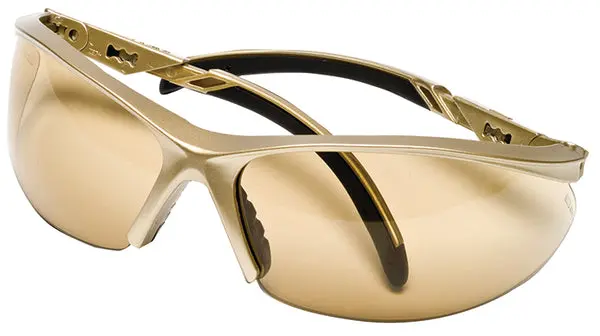 MSA Safety Works 10083069 Essential Adjust 1139 Safety Glasses Light Brown Lens Outdoor Use