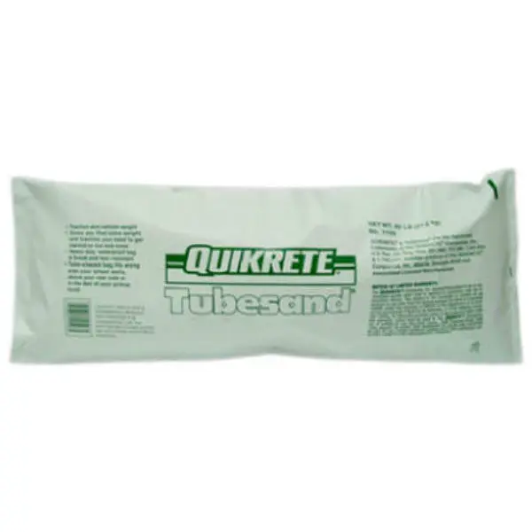 Quikrete 115960 Tubesand Tube-Shaped Bag 60 Lbs Construction