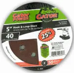Gator 4347 Hook & Loop 8 Hole 5 Sanding Disc