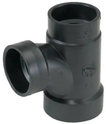 Hub X Hub X Hub Sanitary Tee 4 Inch X 4 Inch X 2 Inch Drainage Systems Mueller