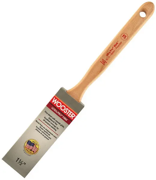 Wooster Ultra Pro Firm Mink Flat Sash Brush 1-1/2 Inch Professional Paint Brush