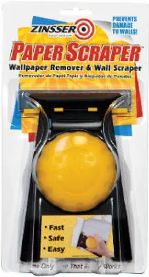 Zinsser 02986 Paper Scraper Wallcovering Removal Tool Home Renovation