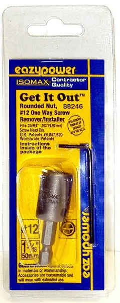Eazypower 88246 Isomax Get-It-Out One-Way Screw Remover and Installer Size #12