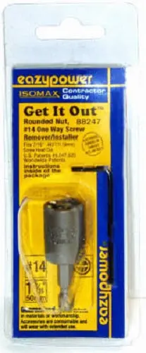 Eazypower 88247 Isomax Get-It-Out One-Way Screw Remover and Installer Size #14