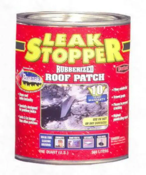 Gardner 0318-GA Leak Stopper Rubberized Roof Patch 29 Oz Waterproofing