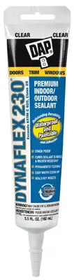 Dap Dynaflex 230 Premium Elastomeric Latex Sealant 5.5 Oz Clear