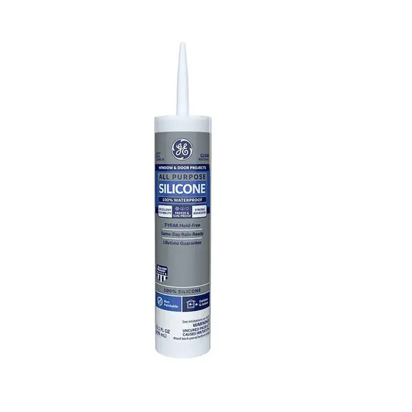 GE 2795576 Window and Door Caulk Sealant 10.1 Ounce Weatherproofing
