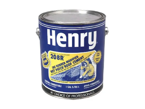 Henry Rubberized Wet Patch Roof Leak Repair 1 Gallon Black Waterproof Sealant Henry Company