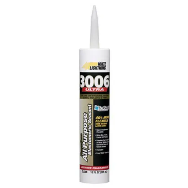 White Lightning Ultra All Purpose Elastomeric Sealant 10 Oz WL0003067