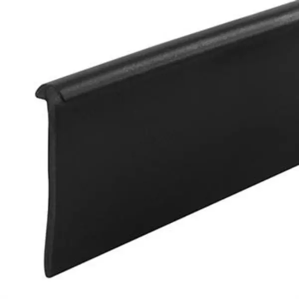 Slide-Co 194356 Black Vinyl Shower Door Bottom Seal Half Round 36 Inch