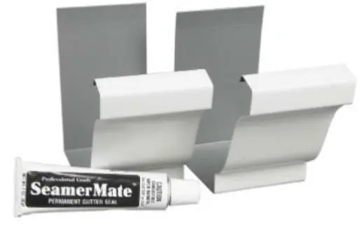 Amerimax 27008 Aluminum Seamer Seamermate White 2-Pack