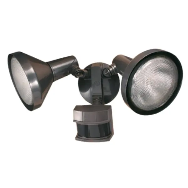 Heath Zenith HZ-5318-BZ Motion Activated DualBrite Security Flood Light Bronze