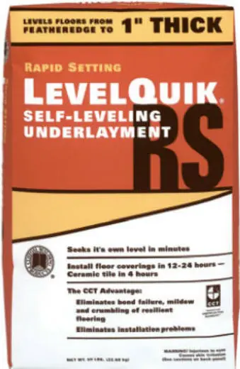 Custom LQ50 LevelQuik Rapid Setting Self-Leveling Underlayment 50 Lb Floor Leveler Compound Custom Building Products