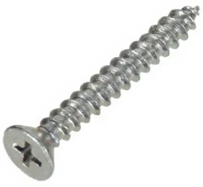 Hillman 80209 Flat Head Phillips Sheet Metal Screw 100 Pack Metal Fastening Hillman Fasteners