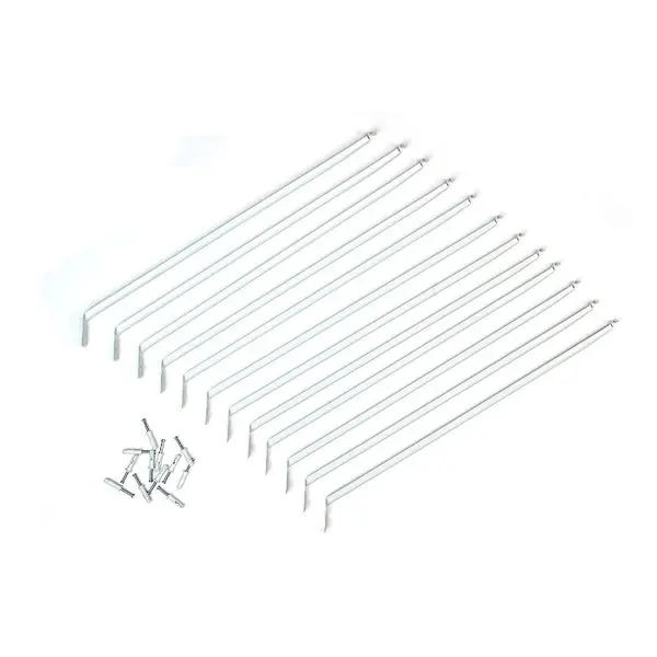 ClosetMaid 2177500 White 12 Inch Express Shelf Support Bracket Anchors 12-Pack