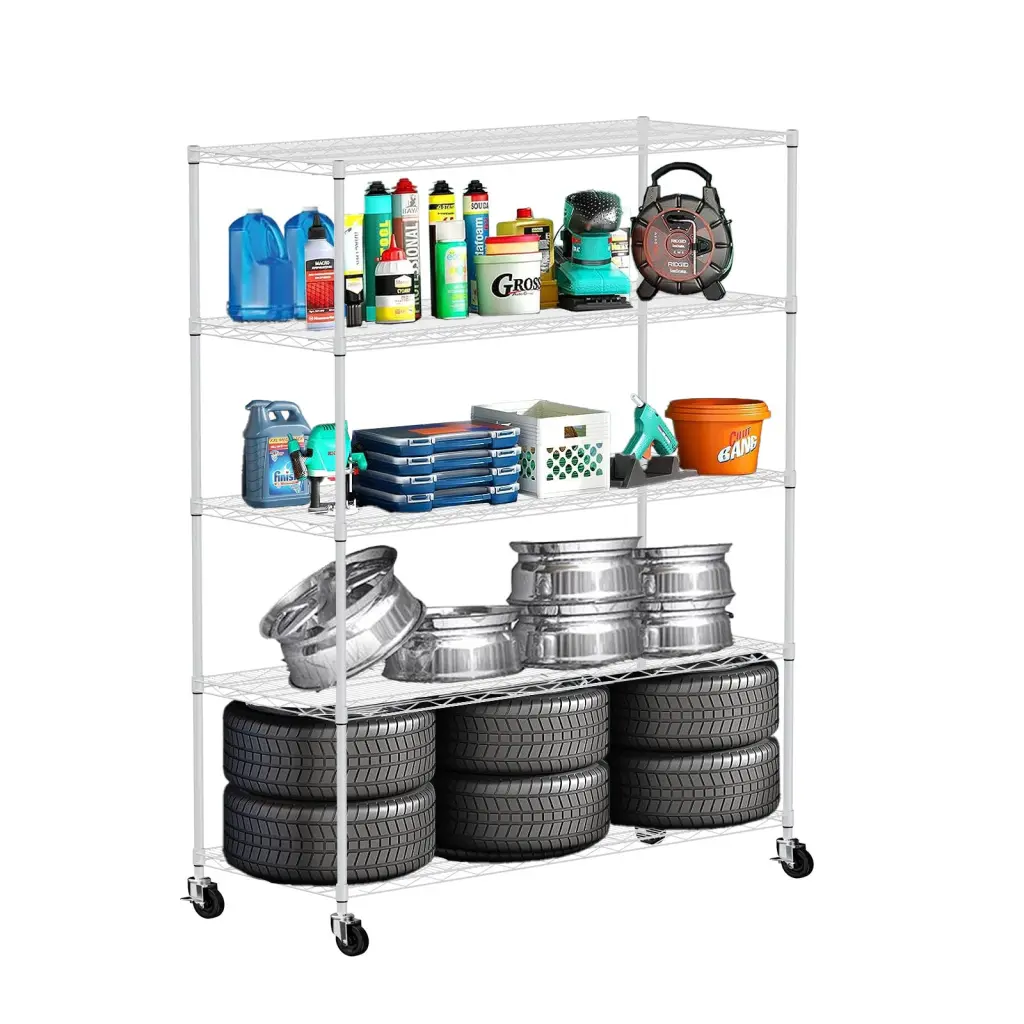 5 Layer Heavy Duty Adjustable Shelf Warehouse, Supermarket, Kitchen cz store