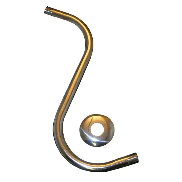 Lasco 08-2461 Type S Shower Arm Flange 10 Inch Chrome Plated