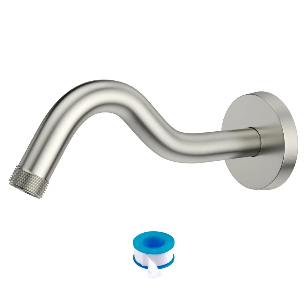 8 Inch Shower Arm Flange, Brushed Nickel Stainless Steel Shower Fixture lordear