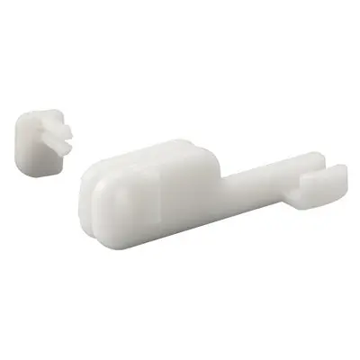 Slide-Co 193051 Shower Door Nylon Bottom Guide and Retainer 2 Inch 2-Pack