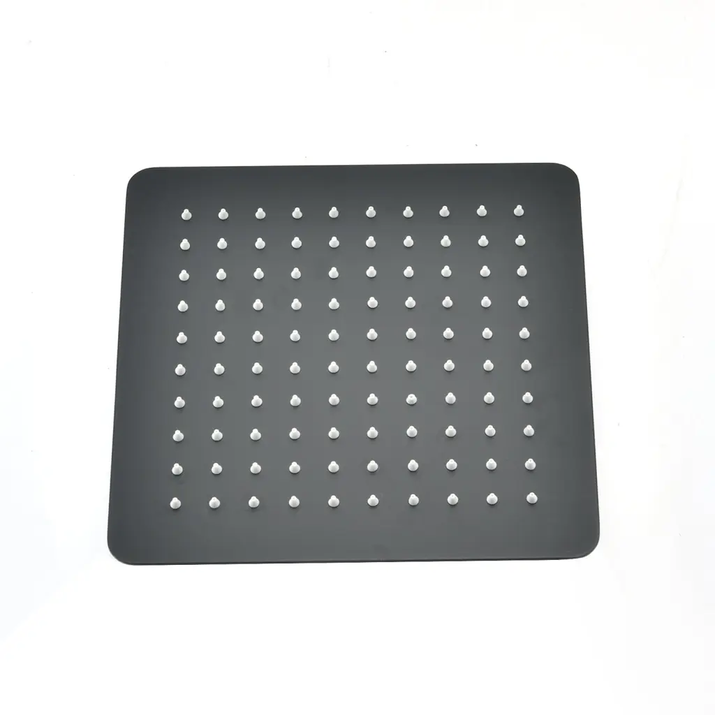 10 Inch Rain Shower Head 10 Square Rainfall High Pressure Stainless Steel kooleasy